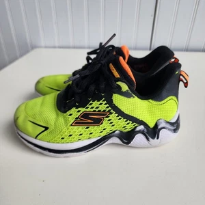 Sketchers Jungen AIR COOLER Memory Foam Sneaker schwarz gelb orange Gr. 2 - Bild 1 von 9
