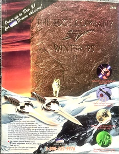 RARE VINTAGE WINTER 1995 THE EDGE COMPANY KNIFE CATALOG - 70 PAGES - Picture 1 of 24