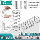 Compression Spring Various Size 4 - 12mm Diameter & 18mm Length Pressure Small