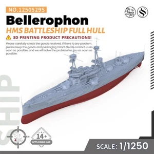 SSC1250529S 1/1250 Military Model Kit HMS Bellerophon Battleship Full Hull - Picture 1 of 7