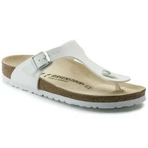 NEU BIRKENSTOCK weiße Gizeh T-Riemen Zehentrenner SANDALEN Größe EUR 37 US Damen 6 - Bild 1 von 4
