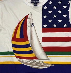 Ralph Lauren CP RL-92 CP RL 92 1992 OG Segelboot T-Shirt T Shirt M Neuwertig - Bild 1 von 8
