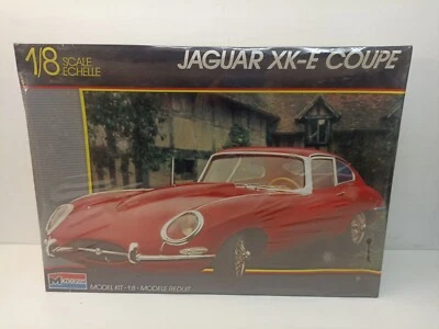 JAGUAR XK E COUPE MONOGRAM SCALA 1/8 KIT MONTAGGIO SIGILLATO-ZR-A38 - Immagine 1 di 4