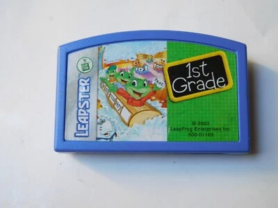 LEAPFROG LEAPSTER 1st (FIRST) Grade Game Cartridge 2003 (#500-01169) - Image 1 of 3