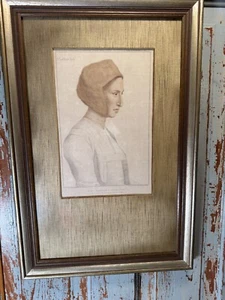 "Madre Iak" en la colección de Su Majestad del grabado original de Hans Holbein. - Imagen 1 de 18