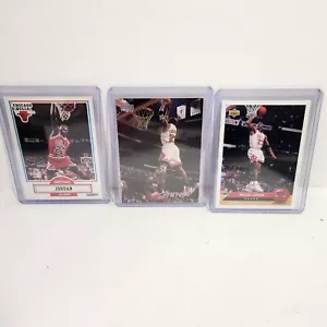 1990 1991 FLEER BULLS #26 MICHAEL JORDAN PONTE SUPERIORE - Foto 1 di 2