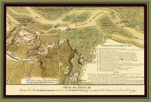 Revolutionary War Map - Savannah Georgia Siege - Ozanne 1779 - 23 x 32.39 - Picture 1 of 20