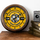 Personalised Wolverhampton Clock Football Fan Bar Round Hanging Wall Gift FBC57
