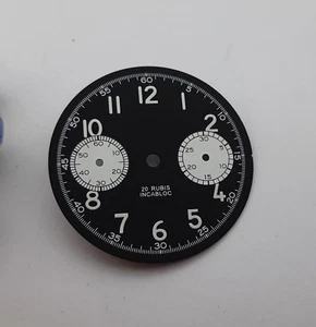 SEAGULL TY2901 -  ST1901 CADRAN PILOTE PANDA DIAMETRE 30MM LUMINOVA - Picture 1 of 2