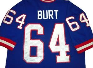 VTG AUTHENTIC 80's JIM BURT NEW YORK GIANTS NFL SAND-KNIT JERSEY X-LARGE RARE! - Picture 1 of 4