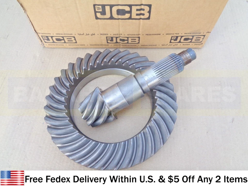 JCB TELEHANDLER - GENUINE JCB CROWN PINION GEAR 8T / 35T (PART NO. 458/70023)