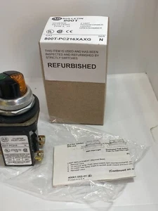ALLEN BRADLEY 800T-PC216XAXG CLUSTER PILOT LIGHT AMBER/GREEN 120V  SERIES N - Picture 1 of 5