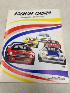 Revista oficial de carreras Riverside Stadium 1978 - Kansas City - Imagen 1 de 6