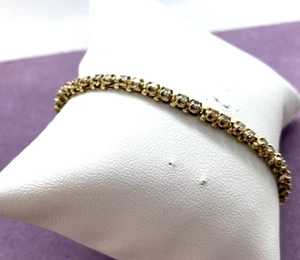 10kt Yellow Gold 7.5" 1.6ctw SI1-I2, J TLB Diamond Tennis Bracelet 983983-6 - Picture 1 of 4