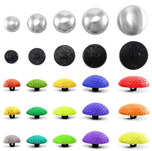 Domed Button blanks for cover buttons in various size's with plastic backs  - Picture 1 of 2