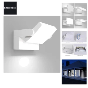 Lámpara de Pared 24W Exterior Interior, Exterior Lámpara de Pared Moderna con Giratorio... - Imagen 1 de 19