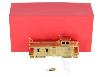 Van Hobbies HO BRASS CNR Bay Window Wood Sheath Caboose - Unpainted EX/Box - Image 1 of 4