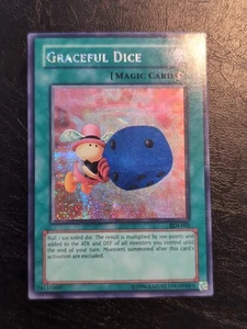 Yu-Gi-Oh! PRISMATIC SECRET RARE HOLO CARD GRACEFUL DICE EDS-002 VLP - Picture 1 of 8