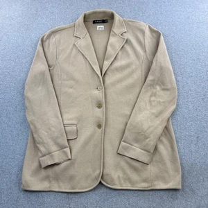 Lauren Ralph Lauren Blazer Damen 2XL Beige Strick Pullover Jacke 3 Knopf Taschen - Bild 1 von 14