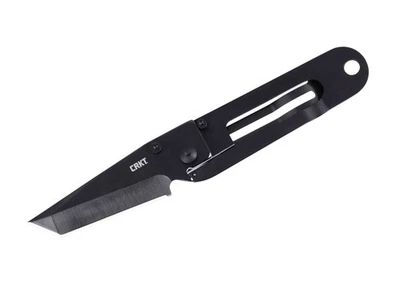 CRKT K.I.S.S. All Black Taschenmesser VG-10 Frame Lock KISS Schwarz - 01CR5500KN