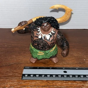 Jakks Pacific Disney Moana 4.5” Maui Demi-God With Fish Hook Figure - Good Shape - Picture 1 of 7