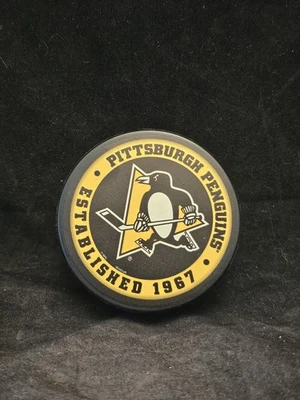 PITTSBURGH PENGUINS NHL DISCO DE HOCKEY A GRANEL NUEVO Foto 1 de 3
