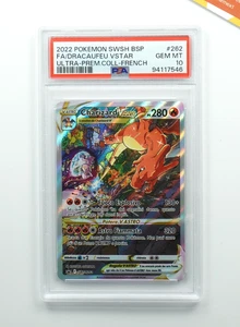 Pokemon PSA 10 Charizard VAstro #262 FA Ultra Premium Promo 2022 Italiano - Picture 1 of 3