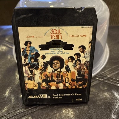 Soul Train Hall Of Fame 8 Track Cartridge- Various Artists- 1973 Untested - Image 1 of 4
