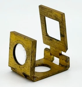 Antique Vintage Brass Folding Pocket Magnifying Glass Made in Germany 1.25" - Picture 1 of 6