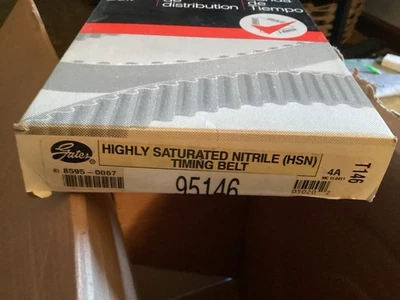 NOS Gates Highly Saturated Nitrile (HSN) Timing Belt Part Number 95146 - Image 1 of 4