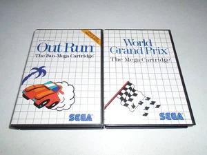 Out Run and World Grand Prix ☆☆ Complete (Sega Master System) games outrun - Picture 1 of 10