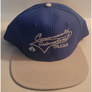 Blue Commonwealth International Trucks Double Snapback Hat - Picture 1 of 3
