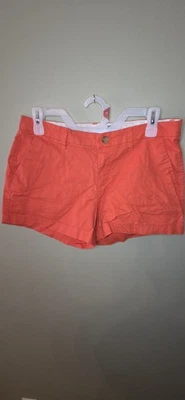 Pantalones Cortos Para Mujer Old Navy Talla 4 Naranja Chino Mezcla de Algodón 3” Entrepierna Informal Verano Foto 1 de 4