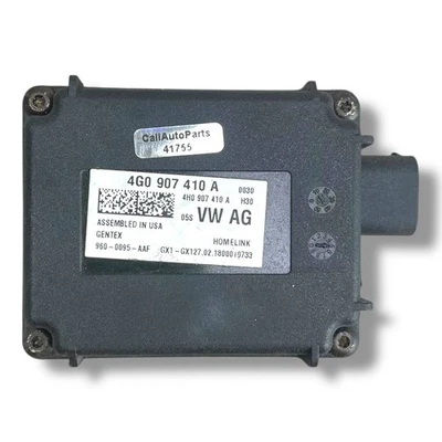 Audi A4 S4 A6 S6 Q5 2011-2018 Homelink módulo de control de puerta de garaje OEM 4G0907410A Foto 1 de 4