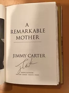 SIGNIERT EINE BEMERKENSWERTE MUTTER VON PRÄSIDENT JIMMY CARTER HC 1/1 NEU UNGELESEN - Bild 1 von 7