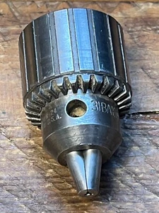 Jacobs 31BA 3/8-24 ~ Vintage Hergestellt in den USA Bohrfutter Neu aus altem Lagerbestand ~ Aufnahme 3/8 Zoll 24 Gewinde - Bild 1 von 8