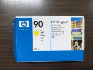 Cartucho de tinta amarillo HP #90 C5065A 400 ml GENUINO NUEVO - Imagen 1 de 1
