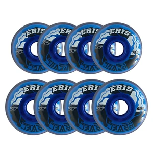 Alkali Roller Hockey Wheels - Revel Eris 76/80 HiLo 74A Blue (8-Pack) - Picture 1 of 2