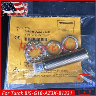 NEW FOR TURCK BI5-G18-AZ3X-B1331 43104 Proximity Switch Sensor - Image 1 of 4