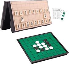 Shogi Board Othello Reversible Set + Instructions Included Board Game Set of 2 