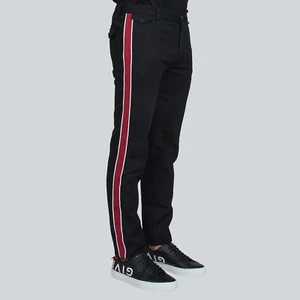 Givenchy Black Side-stripe cotton pants - Sz 30 - Picture 1 of 12