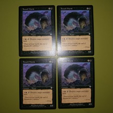 Trench Wurm x4 - Invasion - Magic the Gathering MTG 4x