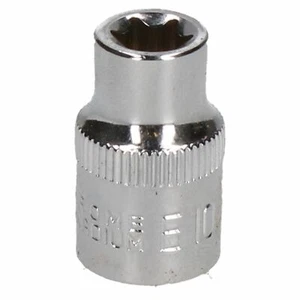 E10 Female Torx Socket Star Bit 3/8" Drive Standard External Chrome Vanadium - Picture 1 of 3