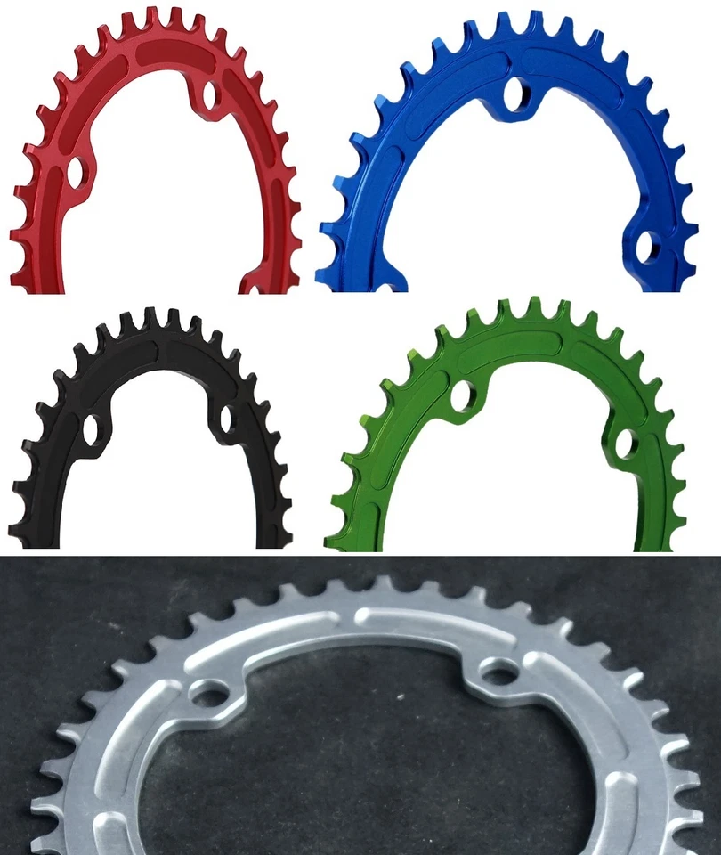 J&L Narrow Wide 1x ChainRing-104MM*30T,32T,34T,36T,38T-for Sram,Shimano,RaceFace - Image 1 of 1