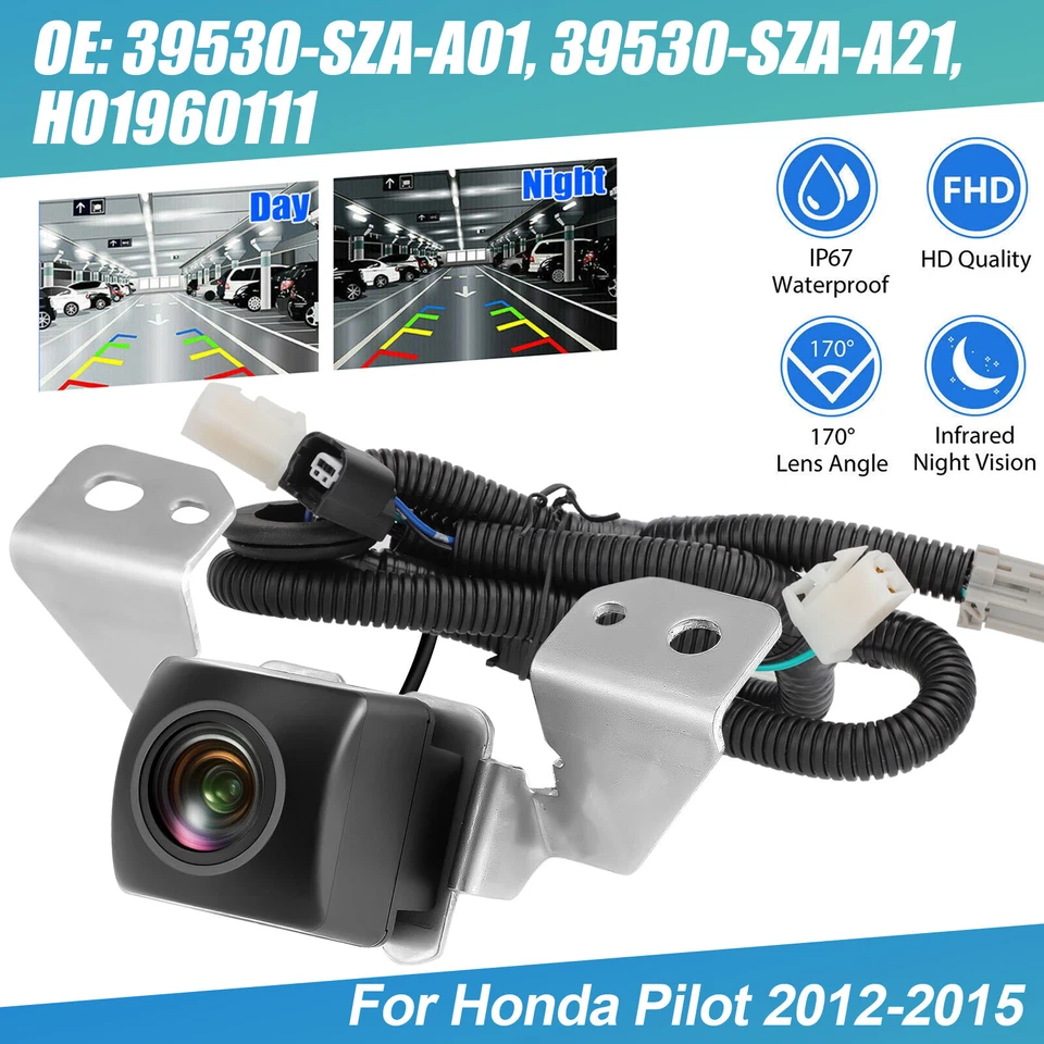 Kit de cámara de estacionamiento de visión trasera 39530-SZA-A01 para Honda Pilot 2012-2015 3,5 L Foto 1 de 4