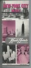 1954 brochure KNOTT HOTELS, NEW YORK CITY, carte, photos
