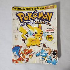 NINTENDO POWER Pokemon Special Edition Red Blue Yellow Strategy Guide w Stickers