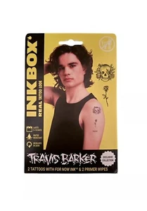 InkBox Temporary Tattoos Travis Barker Exclusive Collection Rose Skull 5-10 Days - Picture 1 of 3