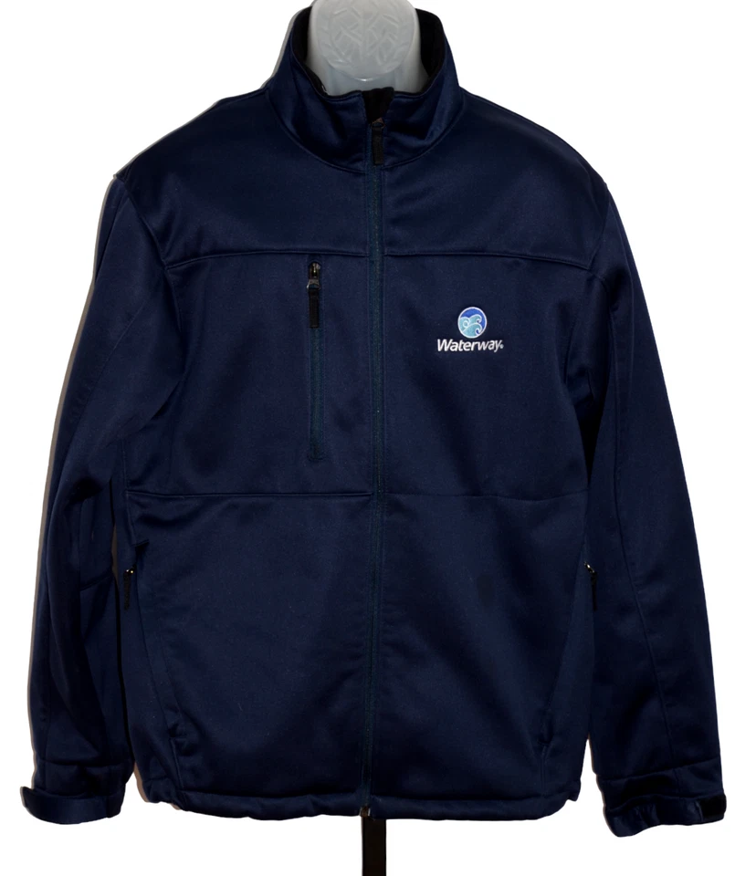 Chaqueta de trabajo fluvial antigua para hombre talla M azul resistente al agua peso ligero Foto 1 de 4