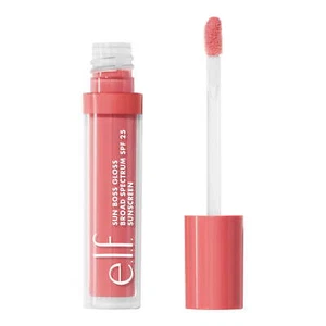 e.l.f. Sun Boss Gloss SPF 25, Blush Much?, 0.13 fl oz - Picture 1 of 4